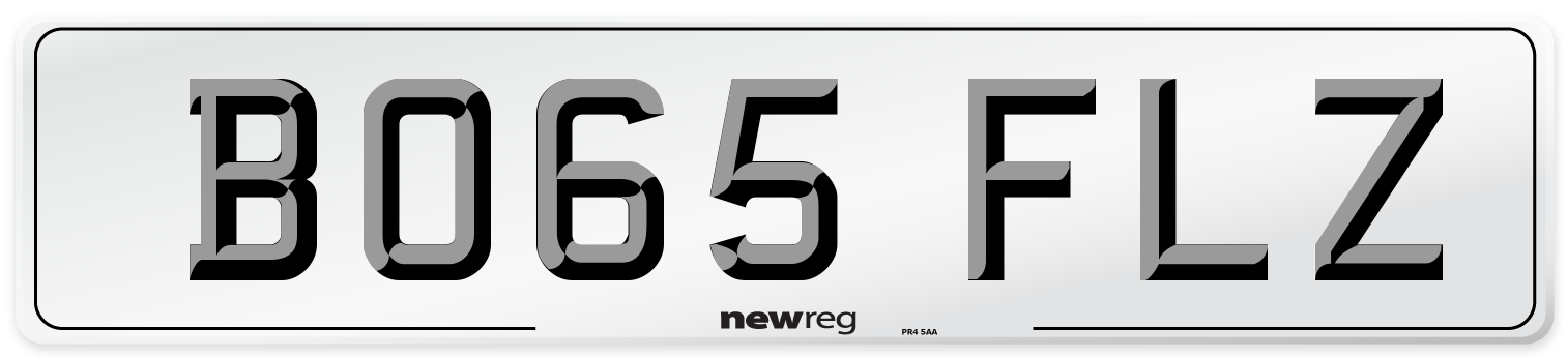 BO65 FLZ Number Plate from New Reg